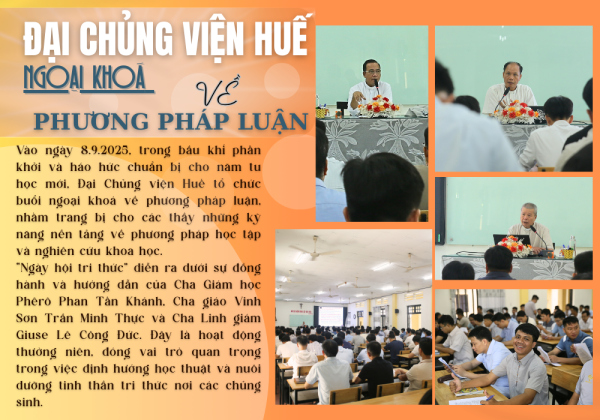 ĐCV Huế: Ngoại Khóa Về Phương Pháp Luận
